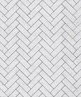  Тротуарная плитка Выбор Паркет Б.4.П.6 Стоунмикс Белый: внешний вид