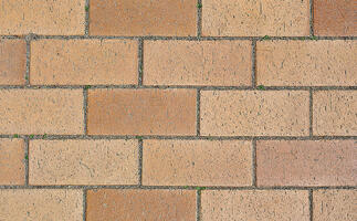  Тротуарная клинкерная брусчатка Muhr №06S Hellbraun-bunt spezial, 200*100*40 мм: внешний вид